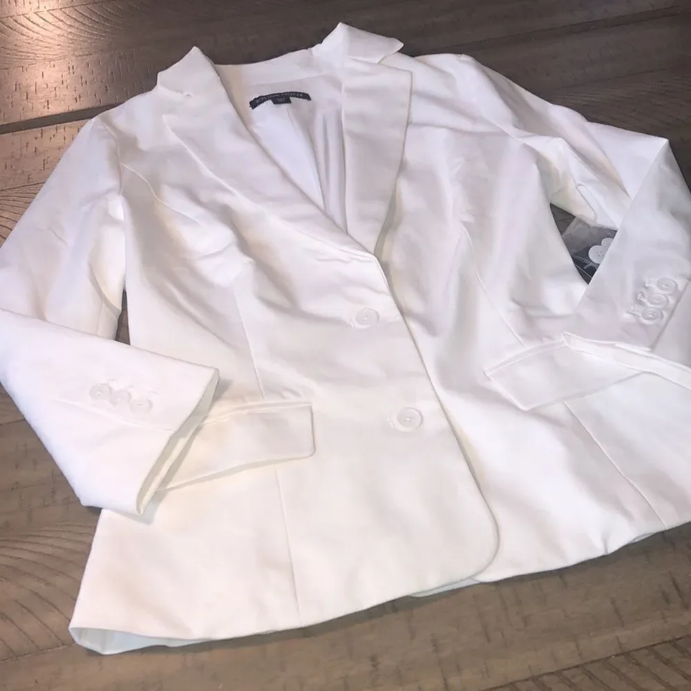 BP Crisp look 👀 Stretch spandex cotton jacket Pockets Bright White Xtra buttons